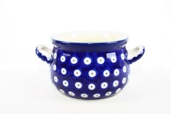 016 Bunzlau Soepkom 70AX Blue Eyes Soepkommen